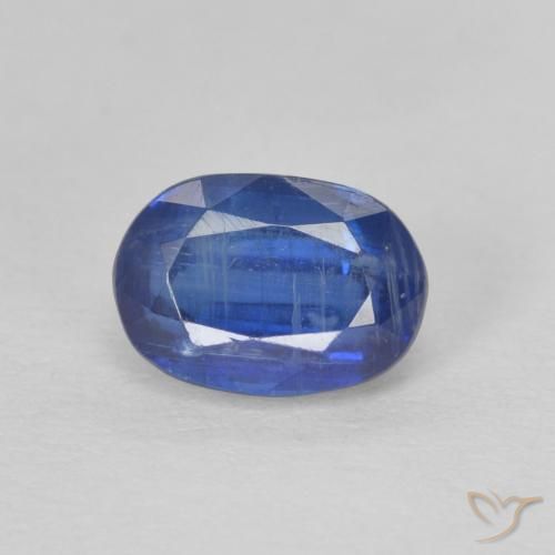 1.25ct 天然 深蓝色 蓝晶石, 椭圆形, SI