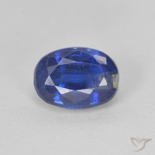 1.30ct 天然 深蓝色 蓝晶石, 椭圆形, SI