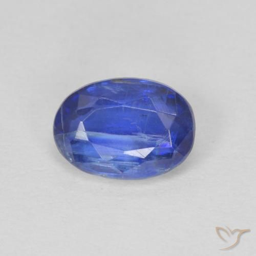 1.02ct 天然 深蓝色 蓝晶石, 椭圆形, SI