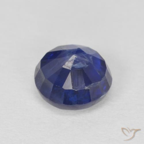 1.24克拉天然蓝晶石，圆形的，SI