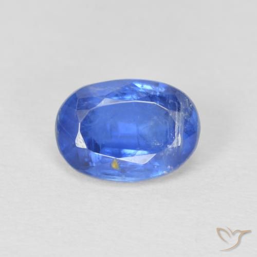 1.02ct 天然 中号海军蓝 蓝晶石, 椭圆形, SI