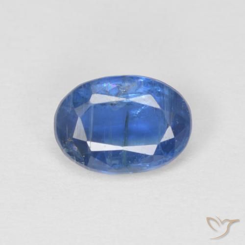 0.98ct 天然 深蓝色 蓝晶石, 椭圆形, SI