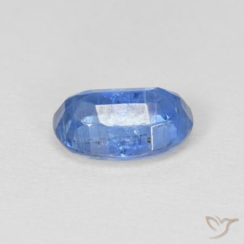 1.00克拉天然蓝晶石，椭圆形，SI