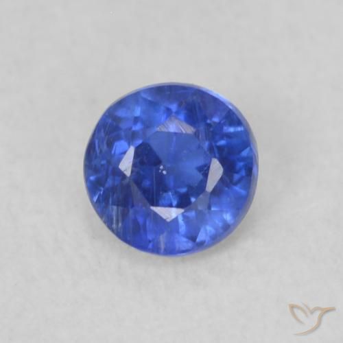 0.29ct 天然 深蓝色 蓝晶石, 圆形的, VS