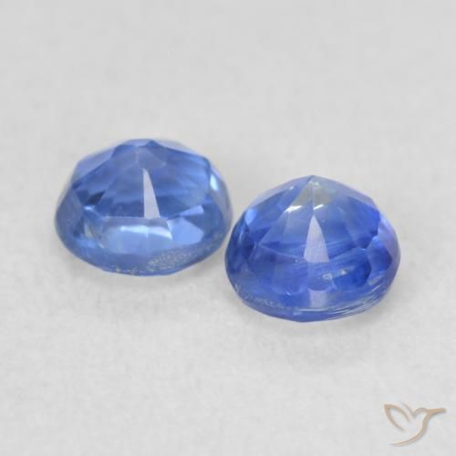 0.60克拉天然蓝晶石，圆形的，VS-SI