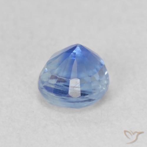 0.36克拉天然蓝晶石，圆形的，VS