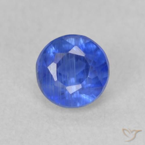0.38ct 天然 真正的蓝 蓝晶石, 圆形的, VS