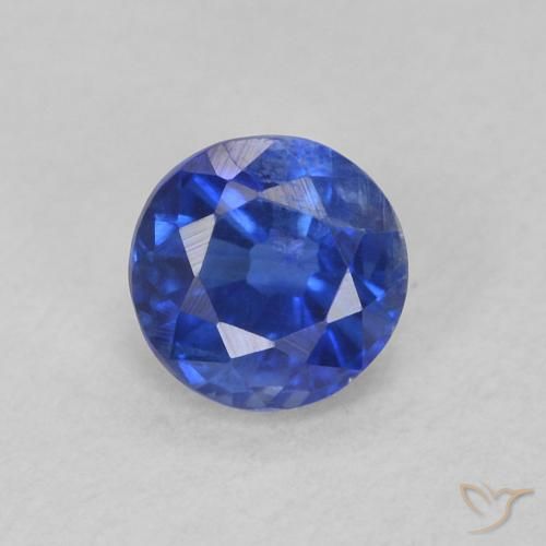 0.40ct 天然 真正的蓝 蓝晶石, 圆形的, SI