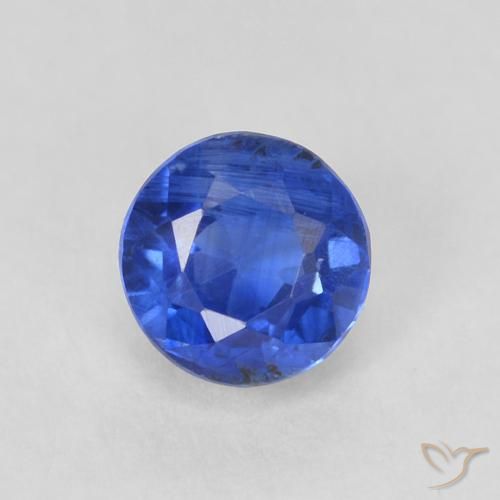 0.47ct 天然 真正的蓝 蓝晶石, 圆形的, SI