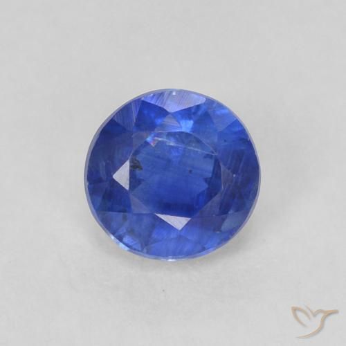 0.44ct 天然 真正的蓝 蓝晶石, 圆形的, SI