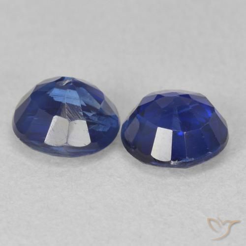 1.43克拉天然蓝晶石，圆形的，SI