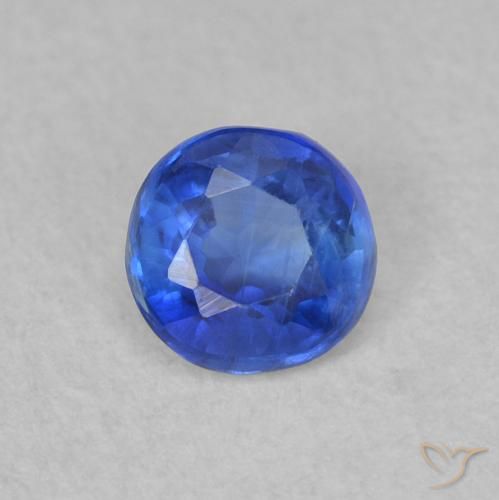 0.39ct 天然 真正的蓝 蓝晶石, 圆形的, SI