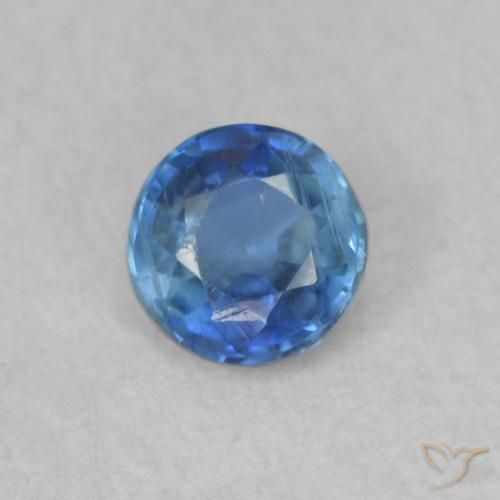 0.36ct 天然 royal blue 蓝晶石, 圆形的, SI
