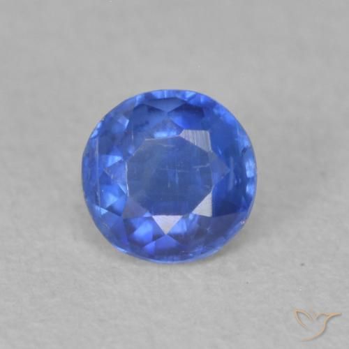 0.33ct 天然 真正的蓝 蓝晶石, 圆形的, SI