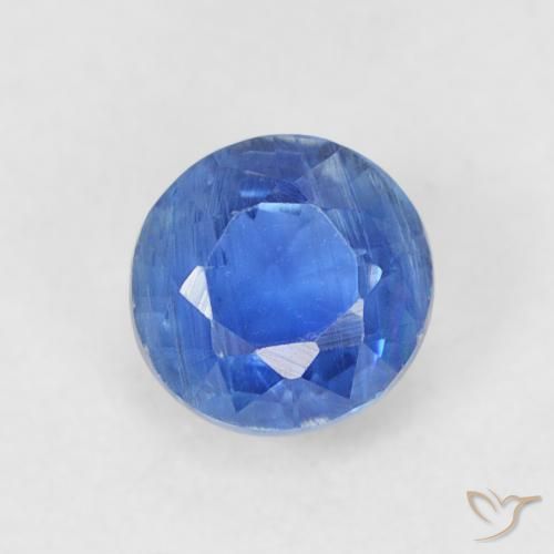 0.51ct 天然 淡蓝色 蓝晶石, 圆形的, SI