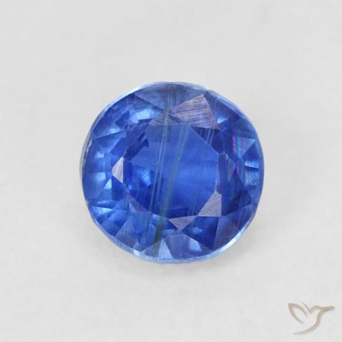 0.45ct 天然 真正的蓝 蓝晶石, 圆形的, SI