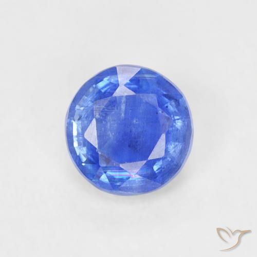 0.36ct 天然 淡蓝色 蓝晶石, 圆形的, SI