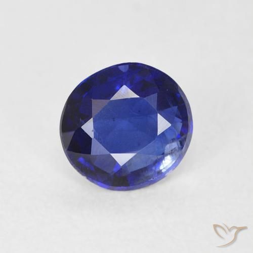0.47ct 天然 皇家蓝色 蓝晶石, 圆形的, SI
