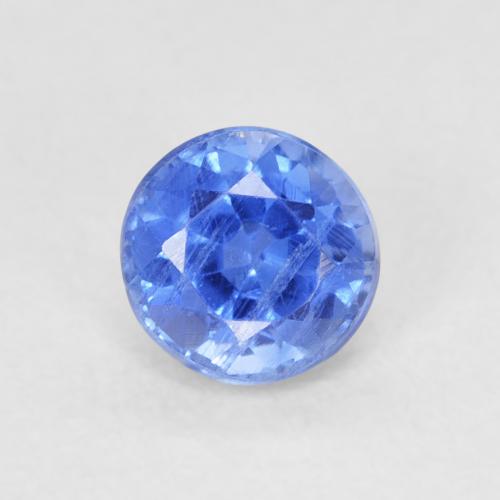 0.71ct 天然 深蓝色 蓝晶石, 圆形的, SI