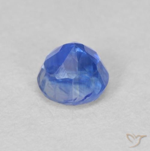 0.45克拉天然蓝晶石，圆形的，VS-SI
