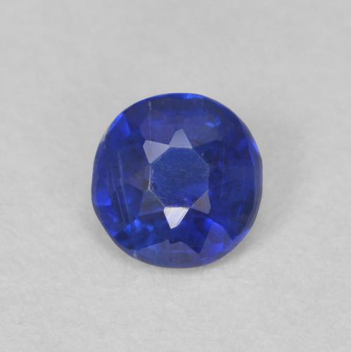 0.33ct 天然 深蓝色 蓝晶石, 圆形的, VS-SI