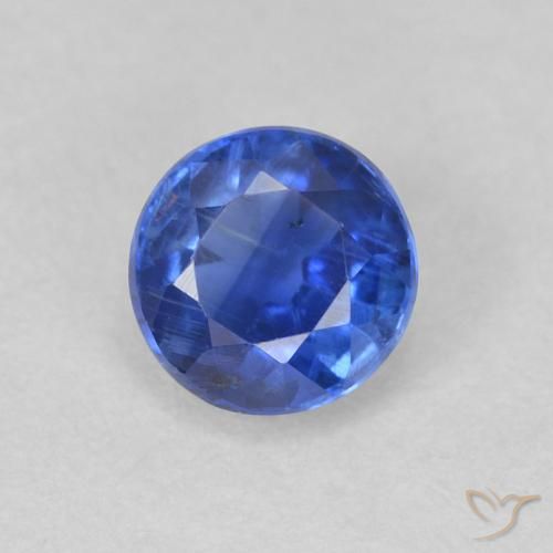 0.75ct 天然 真正的蓝 蓝晶石, 圆形的, SI