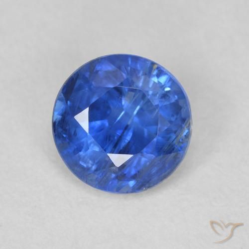0.64ct 天然 真正的蓝 蓝晶石, 圆形的, SI