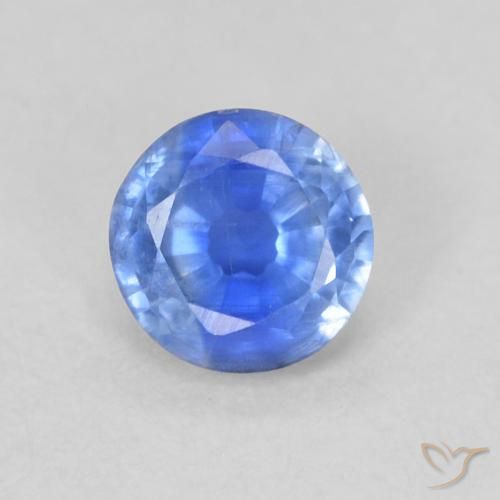 0.35ct 天然 浅蓝色 蓝晶石, 圆形的, VS-SI