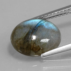 3.28克拉天然拉长石，透明，透明/半透明