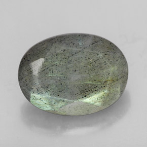 10.81克拉天然多色拉长石，椭圆形切割，16.3×12.1毫米，半透明