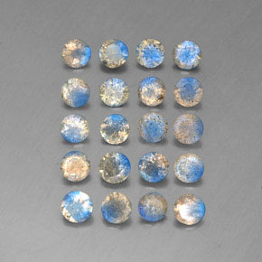 克拉天然拉长石，透明，透明/半透明