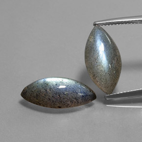 克拉天然拉长石，透明，透明/半透明