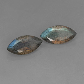 克拉天然拉长石，透明，透明/半透明