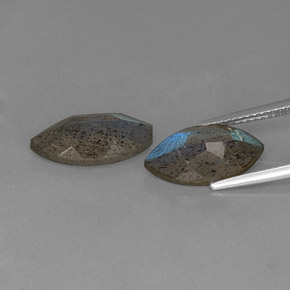 克拉天然拉长石，透明，透明/半透明