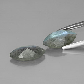 克拉天然拉长石，透明，透明/半透明