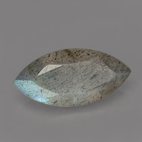 2.53克拉天然多色拉长石，马眼形，13.5×6.6毫米，半透明