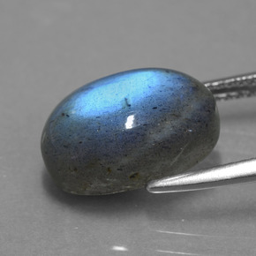 5.82克拉天然拉长石，椭圆形切割，13×9.1毫米，半透明