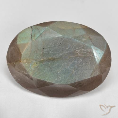 10.16ct 天然 彩色 拉长石, 椭圆形, 半透明