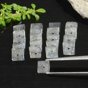 4.94克拉天然拉长石，正方形，透明