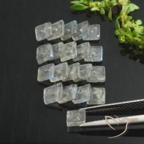 5.89克拉天然拉长石，正方形，半透明