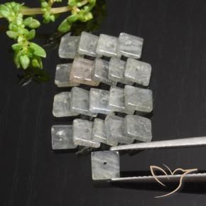 6.78克拉天然拉长石，正方形，透明