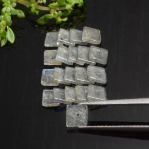 5.30克拉天然拉长石，正方形，半透明