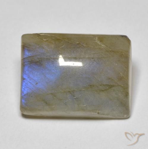 10.60ct 天然 彩色 拉长石, 狭长方形, 半透明
