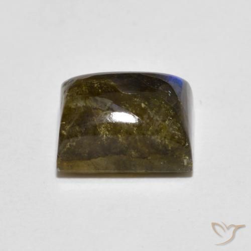 2.29克拉天然拉长石，狭长方形，半透明