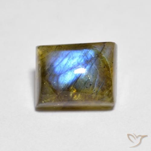 1.96ct 天然 彩色 拉长石, 狭长方形, 半透明