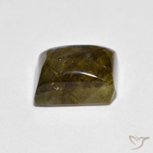 1.96克拉天然拉长石，狭长方形，半透明
