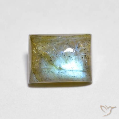 2.12ct 天然 彩色 拉长石, 狭长方形, 透明