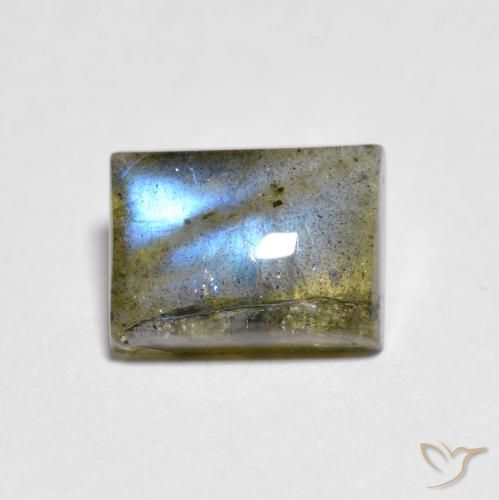 1.79ct 天然 彩色 拉长石, 狭长方形, 透明