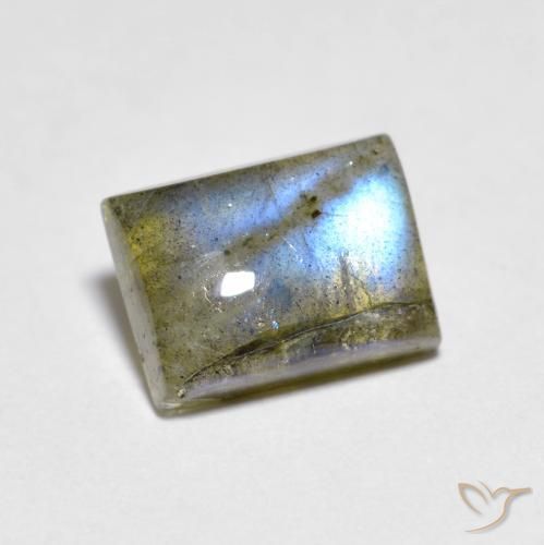 1.79克拉天然拉长石，狭长方形，透明