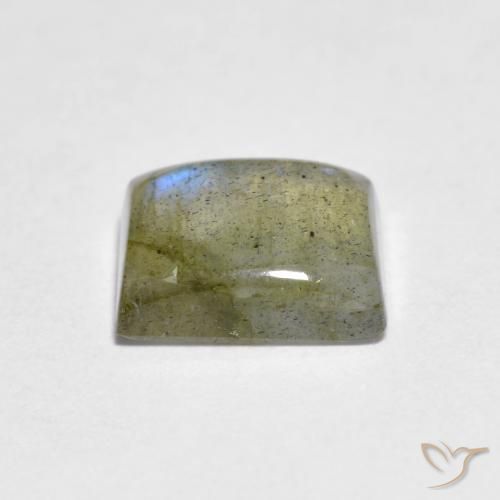 1.60克拉天然拉长石，狭长方形，透明